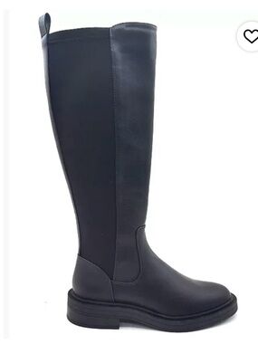 Kenneth Cole Reaction Tall Black Over-the-Knee Riding Boot